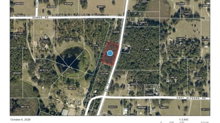 Aerial parcel map highlighting a vacant lot beside SR 19 near Demko Road and East Altoona Road.